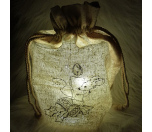 Stickserie - ITH Lichtbeutel Weihnachtsmaus